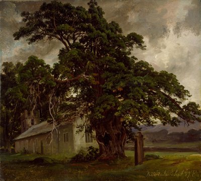 The Church in Patterdale by Thomas Fearnley