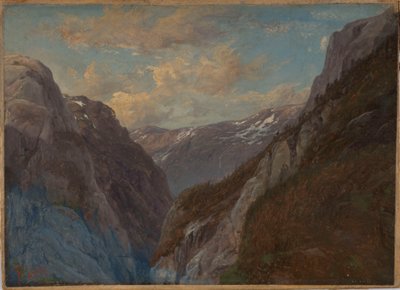 The Mountain Jordalsnuten in Sogn by Thomas Fearnley