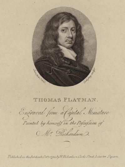 Portrait of Thomas Flatman by Thomas Flatman