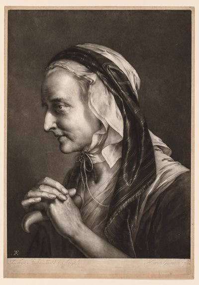 First Series of Life-Sized Heads: Mrs. Frye by Thomas Frye