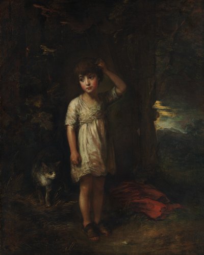 A Boy with a Cat - Morning by Thomas Gainsborough