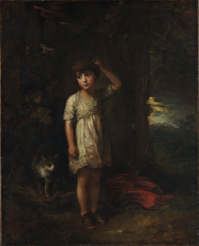A Boy with a Cat — Morning by Thomas Gainsborough