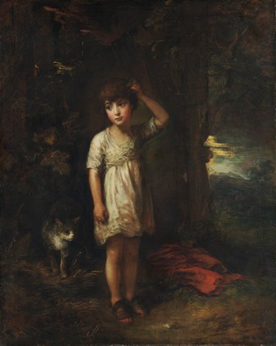 A Boy with a Cat, Morning by Thomas Gainsborough