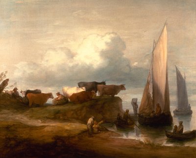 A Coastal Landscape by Thomas Gainsborough