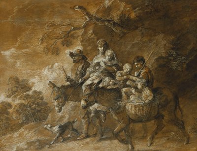 A Peasant Family Going to Market by Thomas Gainsborough