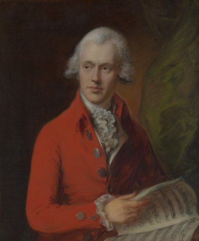 Charles Rousseau Burney by Thomas Gainsborough