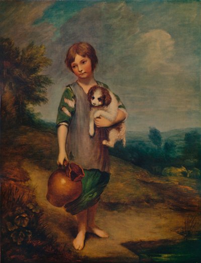 Cottage Girl with Dog and Pitcher, 1785, 1935 by Thomas Gainsborough
