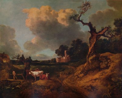 Elmsett Church, West Suffolk, 18th century by Thomas Gainsborough