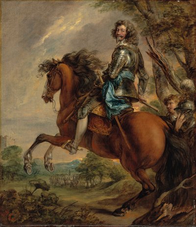 Equestrian Portrait of Albert, Duke of Arenberg, Prince of Barbonçon by Thomas Gainsborough