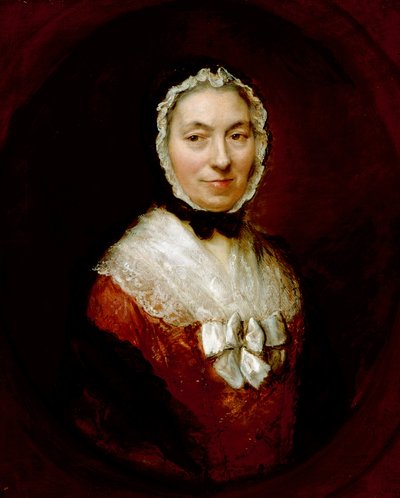 Lady In A Mob Cap by Thomas Gainsborough
