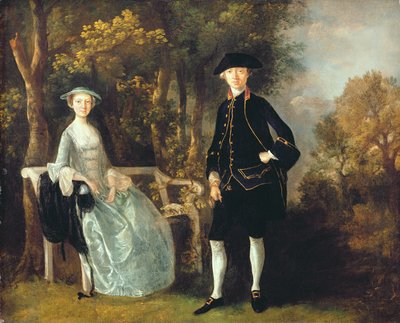 Lady Lloyd and her son, Richard Savage Lloyd, of Hintlesham Hall, Suffolk, c.1745-46 by Thomas Gainsborough