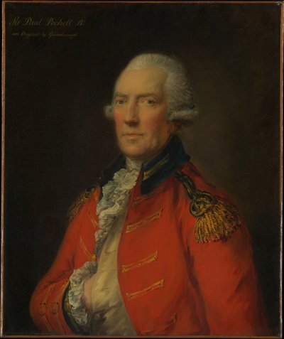 Lieutenant Colonel Paul Pechell (1724-1800) by Thomas Gainsborough