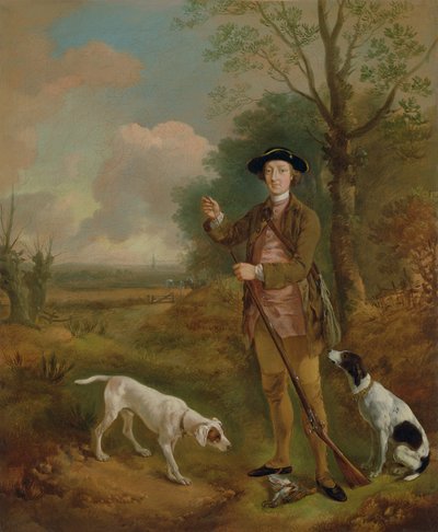 Major John Dade of Tannington, Suffolk by Thomas Gainsborough