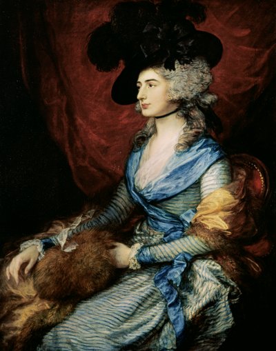 Mrs Sarah Siddons, the actress (1755-1831), 1785 by Thomas Gainsborough