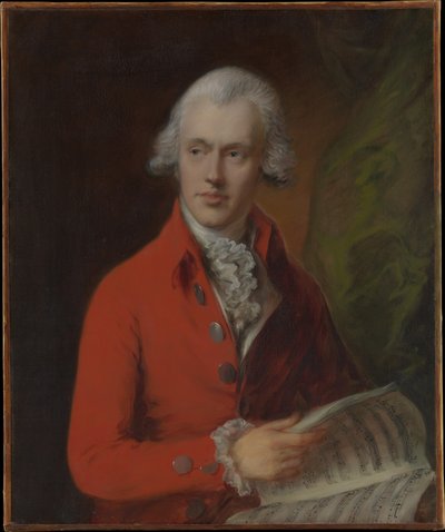 Portrait of Charles Rousseau Burney by Thomas Gainsborough