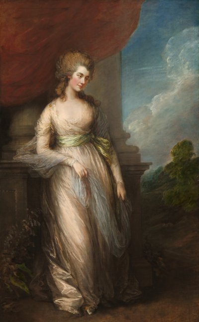 Portrait of Georgiana Cavendish, Duchess of Devonshire (1757-1806) by Thomas Gainsborough