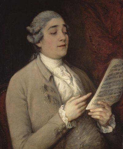 Portrait of Giusto Ferdinando Tenducci, ca 1770 by Thomas Gainsborough