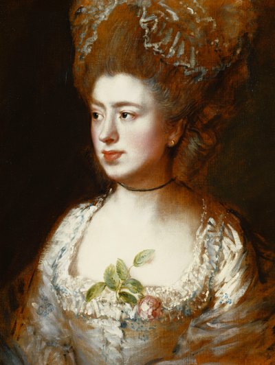 Portrait of Miss Mary Gainsborough, Later Mrs. Fischer, the Artist