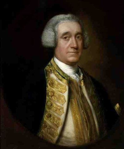 Portrait of Vice Admiral Thomas Broderick by Thomas Gainsborough