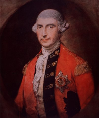 Sir Jeffrey Amherst, British commander fought against French in Canada by Thomas Gainsborough