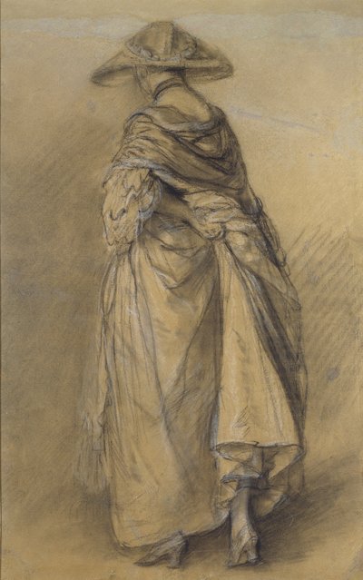 Study of a Woman, Seen from the Back, mid 18th century by Thomas Gainsborough