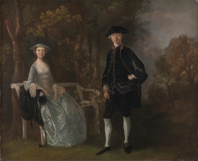 Lady Lloyd and Her Son, Richard Savage Lloyd, of Hintlesham Hall, Suffolk by Thomas Gainsborough RA