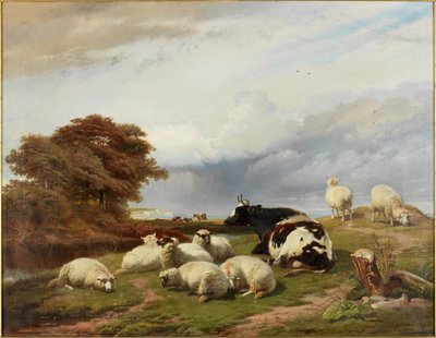 In the Marshes near Ramsgate, Isle of Thanet by Thomas George Cooper