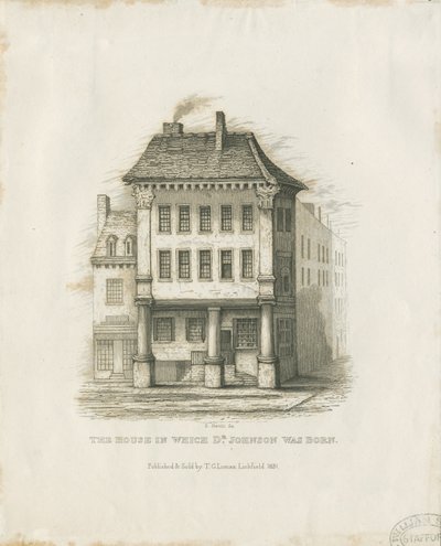Lichfield - Birth-place of Dr. Johnson by Thomas George Lomax
