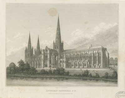 Lichfield Cathedral - South East View by Thomas George Lomax