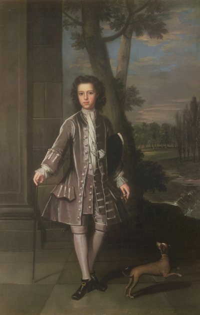 Full Length Portrait of William King, Aged 10 by Thomas Gibson