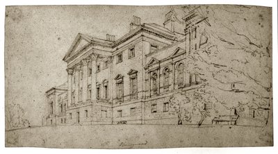Harewood House, Yorkshire, c.1798 by Thomas Girtin