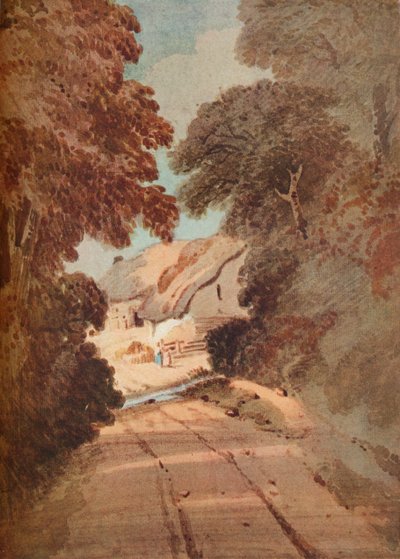 Lane and Cottages by Thomas Girtin