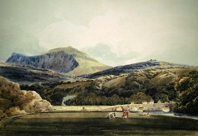 Mynnydd Mawr, North Wales by Thomas Girtin