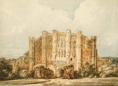 West view of Thornton Abbey, Lincolnshire, c.1794 by Thomas Girtin