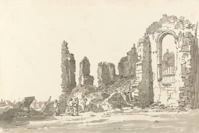 Ruins of the Savoy Palace, London by Thomas Girtin