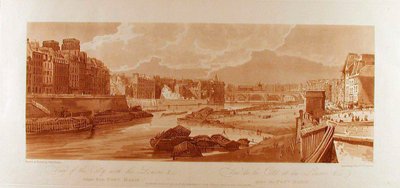 View of the City with the Louvre Taken from Pont-Marie by Thomas Girtin