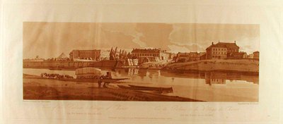 View of the Palace and Village of Choisi on the Banks of the Seine by Thomas Girtin