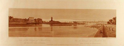 View of the Village of Chaillot Taken from the Pont de la Concorde by Thomas Girtin