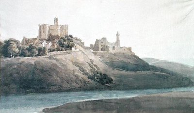 Warkworth Castle by Thomas Girtin