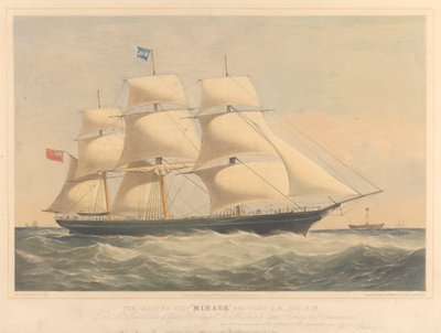 The Clipper Ship Mirage, 965 Tons, c.1853-57 by Thomas Goldsworth Dutton