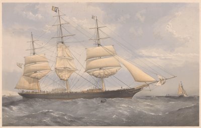 The Clipper Ship Norman Court, c.1868-74 by Thomas Goldsworth Dutton