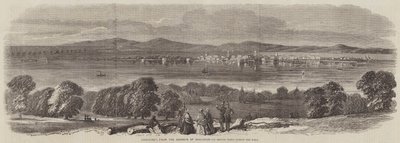 Cronstadt, from the Gardens of Orenbaum by Thomas Harrington Wilson