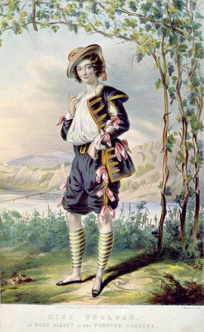 Miss Woolgar as Duke Albert in 