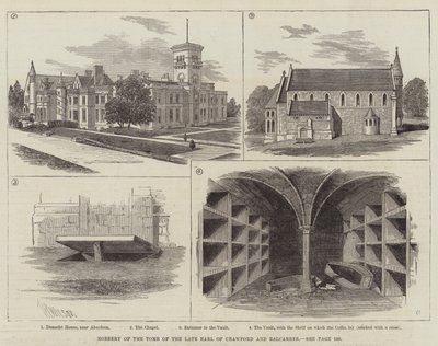 Robbery of the Tomb of the late Earl of Crawford and Balcarres by Thomas Harrington Wilson