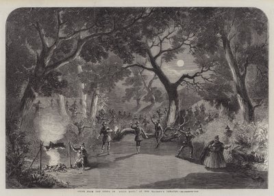 Scene from the Opera of Robin Hood, at Her Majesty
