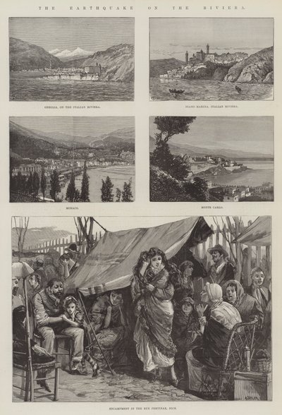 The Earthquake on the Riviera by Thomas Harrington Wilson