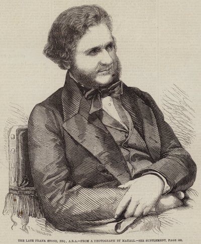 The Late Frank Stone, Esquire, ARA by Thomas Harrington Wilson