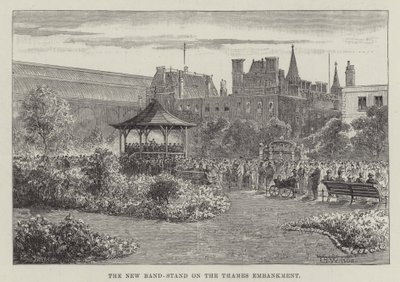 The New Band-Stand on the Thames Embankment by Thomas Harrington Wilson