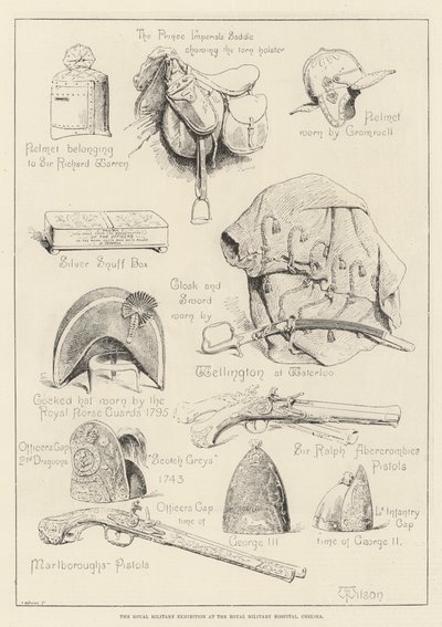 The Royal Military Exhibition at the Royal Military Hospital, Chelsea by Thomas Harrington Wilson