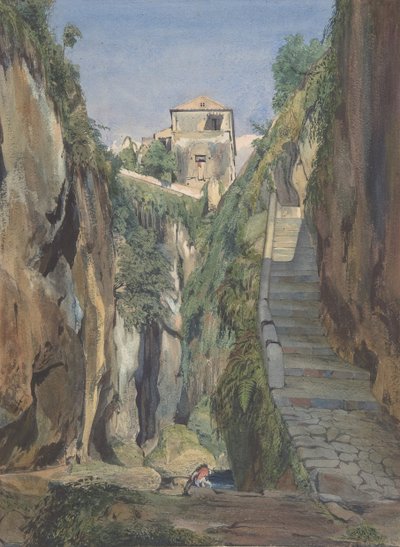 A Glen in Sorrento, mid-19th century by Thomas Hartley Cromek